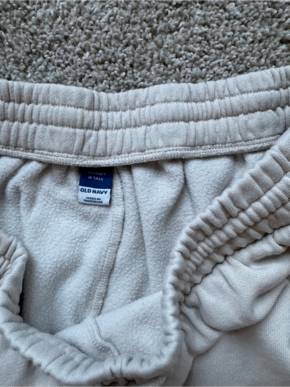 Women's Fleece Jogger Sweatpants Size Medium Tall Long Elastic Waist Lounge Pant - Picture 5 of 6